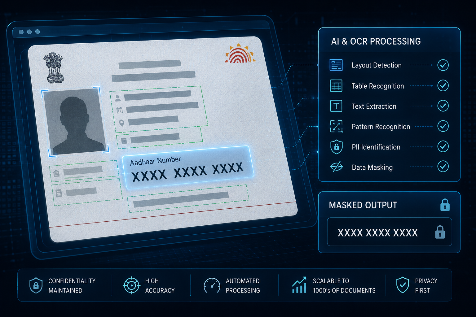 Adhaar masking preview