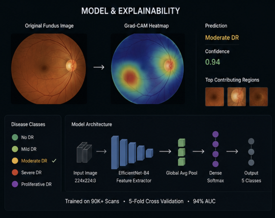Eye disease detection result